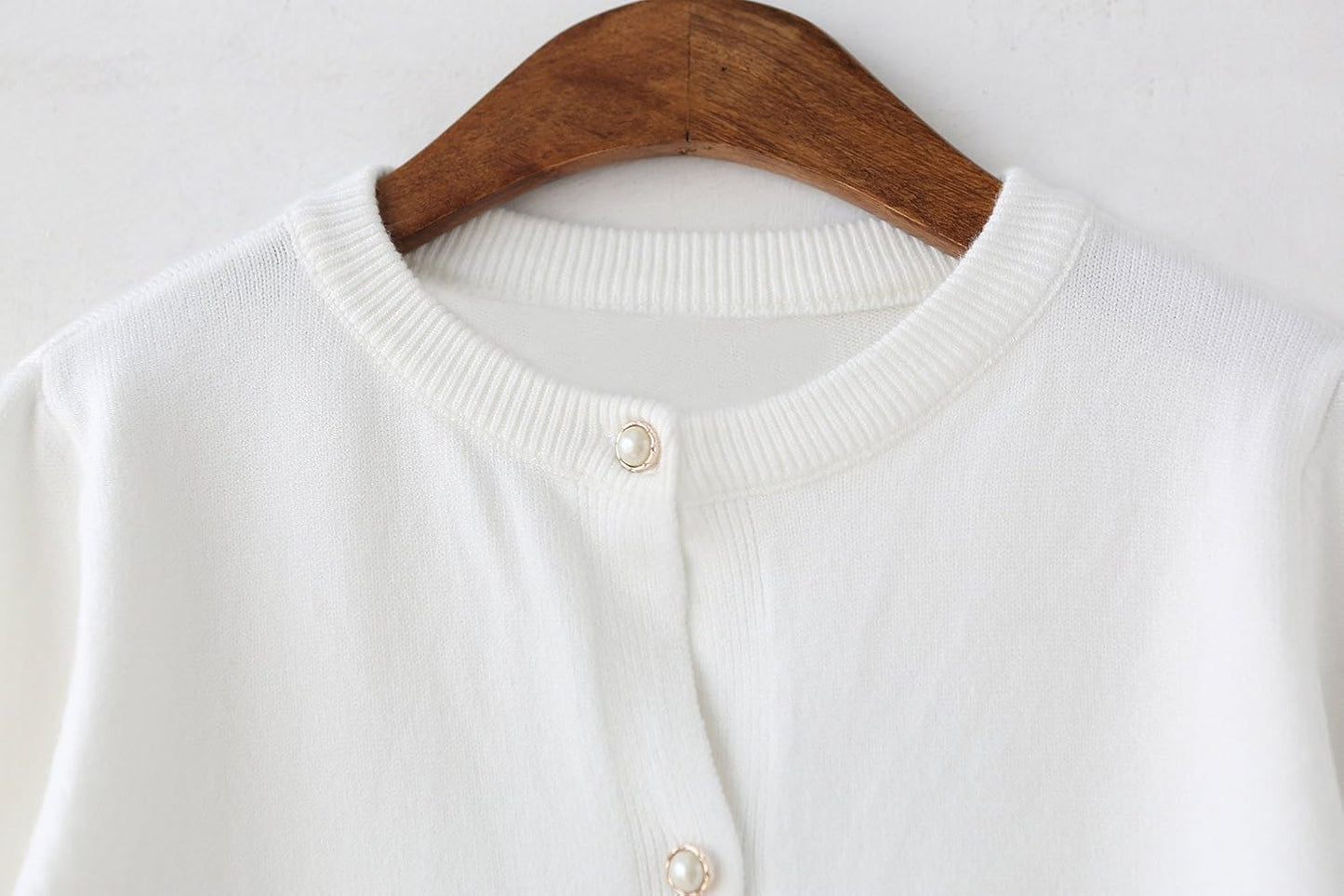 Girls Cardigan Sweater School Uniforms Button Long Sleeve Knit Tops